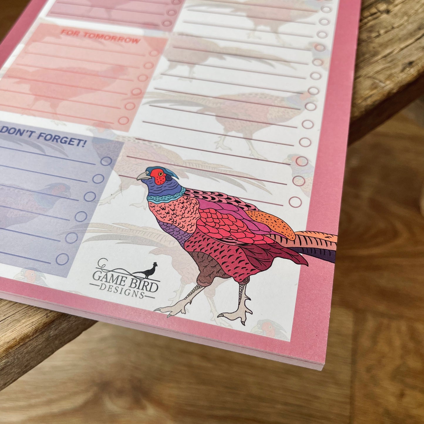 Pheasant 'To Do' Planner