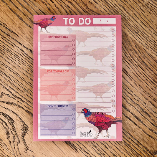 Pheasant 'To Do' Planner