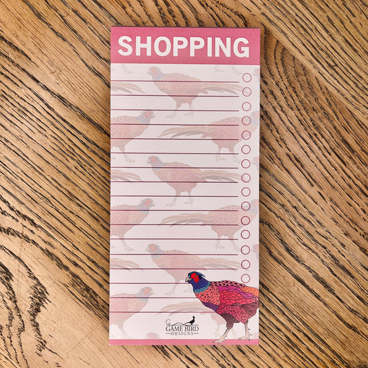 Pheasant Shopping List