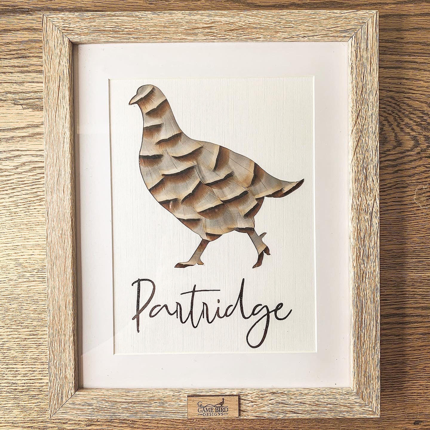 Partridge Feather Frame